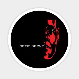 Optic Nerve Classic Red Logo Magnet